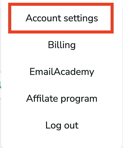 Account settings for notifications in MillionVerifier